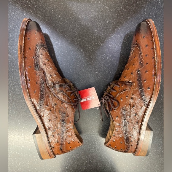 Stacy Adams Shoes - GENNARO
Wingtip Oxford Men’s Size 7.5 Cognac NEW main image 12